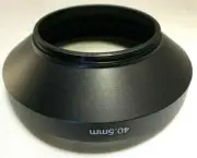 40.5mm Metal Sturdy LENS hood Wide Angle screw w/ threaded in front rim 62mm 3cm