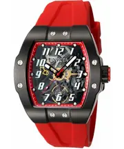 Invicta JM Correa Silicone Skeleton Dial Analog Automatic 44649 50M Mens Watch