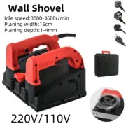 Electric Wall Planer Machine Brick Wall Chaser Concrete 1-4mm With Cement