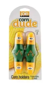 Joie Corn Dude Corn On The Cob Skewers Holders - 2 pair