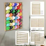 Wooden Thread Holder 48/54 Spool Wooden Thread Rack Wall Mounted Sewing .w .b