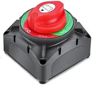600A Heavy Dudy Auto Battery Disconnect Switch 12V 24V 48V Marine Battery Mass Switch Cut On Off Switch Car Boat(3 Position 200A M8)