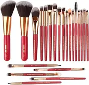 Set of 22 PCS Makeup Brush Kit for Foundation Liquid Blending Powder Eyeshadow Blush Cosmetics Concealer Brushes with Soft & Dense Bristles Assorted Color 6