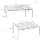 Kitchen Cupboard Organiser Shelf Storage Support Adjustable Pantry Stand Rack AU