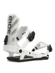 2024 Ride C-8 Snowboard Bindings - Size: Medium - Color: White *NEW IN BOX*