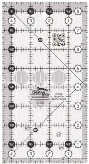 Creative Grids Quilt Ruler 4.5 x 8.5 in CGR48