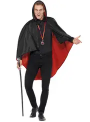 Vampire Cape Halloween Costume Accessory Kit