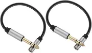 COHEALI 2pcs Audio Conversion Cable Headphone Adapters Cord Extender Headphone Supplies Gaming Headset Extension Cable Audio Jack Extension Stereo Jack Adapter Braided Rope