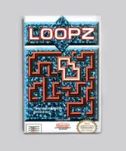 Loopz NES - 2"x3" Fridge MAGNET (nintendo retro