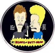 [Pinstant] Beavis and Butt-Head Butthead Comedy Animated TV Show Cartoon 1.2" Enamel Pin Badge, 1.2 Inches, Enamel, enamel