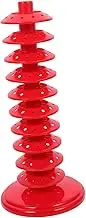 NOLITOY Reusable Lollipop Holder Adjustable Tiered Display Stand for Candy Party Decoration Lightweight Portable Lollipop Base for Red Design No Top