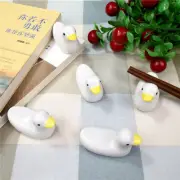 Ceramic Ducklings Chopsticks Holder Kitchen Rest Rack Spoon Fork Home Tableware