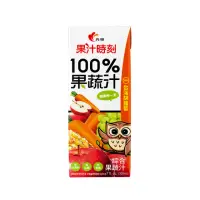 在飛比找momo購物網優惠-【光泉】果汁時刻100%綜合果蔬汁slim leaf 200