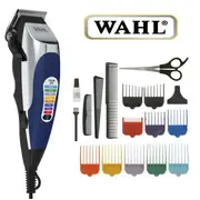 Wahl Men's Hair Clipper Set - Electric Color Pro Hair Cutting Shaver Home Barber Set