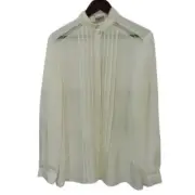 NWT VTG Philosophy Alberta Ferretti for Saks Fifth Avenue White Button-Down- 10