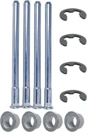 Door Hinge Pin and Bushing Kits for Door Hinge Repair 4 Pins 2 Doors Compatib...