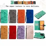3D Butterfly Embossing Leather Card Wallet Phone Case For Vivo Y20S Y20i Y21S