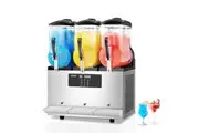 VEVOR 12Lx3 Tank Commercial Slushy Machine Margarita Smoothie Frozen Drink Maker