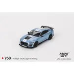 1/64 MINI GT 758 FORD MUSTANG SHELBY GT500 BLACK 福特 野馬 青 藏藍