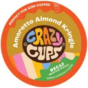 Crazy Cup Amaretto Decaf Coffee Decaffeinated Amaretto Almond Kringle Coffee ...