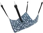 Sosoport Hammock Bed for Cats Wall-Mounted Cat Hammock Space-Saving Bed for Indoor Pet Easy to Cle
