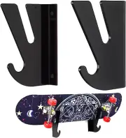 Skateboard Wall Mount Display Rack Skateboard Hanger Wall Mount Deck Display and