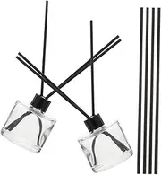 Alipis 1 Set of Exquisite Fragrance Bottles Refillable Aromatherapy Perfume Diffuser Bottles with Rods