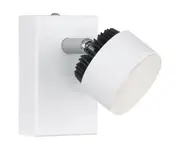 Armento 1 Light White Spotlight in Warm White