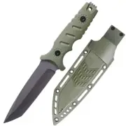 Fixed Blade Survival Knife With Sheath Camping Outdoor Hunting Tactical Knives