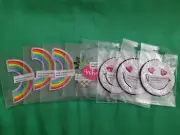 Whatever Pineapple Rainbow Smile Sticker Patch Decal Toy Fun Lot of 8 Gift Craft