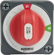 BEP MC10 Pro Installer 400A Double Pole Battery Switch, Push Button Actuator, Manual Operation, Black