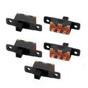5Pcs SS-12F16 2 Position 3P SPDT Miniature Slide Switch Latching Toggle Switch