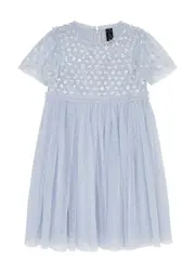 Needle & Thread Kids Raindrop Sequin-embellished Tulle Dress - Blue - 04YR (4 Years) 04YR (4 years)