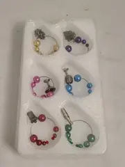 NIB Royal Limited Wine Glass Charms Set Of 6