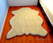 Extreme Plush Thick Polar Bear Gold Tip Area Rug 5' x 6'