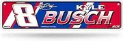 Rico Industries NASCAR Racing Kyle Busch Metal Street Sign 4" x 15" Home Décor - Bedroom - Office - Man Cave