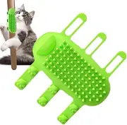 Cat Corner Scratcher - Gentle Cat Comb Grooming Shedder - Soft Cleaning Silicone Comb for Kitten, Home, Indoor, Desk, Table, Relieves Itching