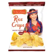 Wai Lana Rice Crisps Nacho Cheese 2.65oz Pack of 12