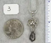 MUONIONALUSTA IRON METEORITE PENDANT $108 Sterling 925 Silver Jewelry STARBORN