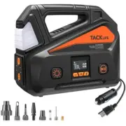 A6 Plus AC/DC Tire Inflator with LCD Digital Pressure Gauge