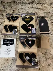 Assorted Chalkboard Gift Tags And Scrap Booking Accessories, Stamp Pad