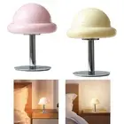 Mushroom Lamp Glass Table Lamp for NightStand for Bedroom Living Room Bar