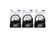 3x White Magic Adjustable Kitchen Sink Silicone Caddy Storage Organiser Black