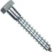 Hillman 1/4 In. x 3-1/2 In. Zinc Hex Lag Screw (100 Ct.) 230024 HILLMAN The
