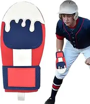 Youth Baseball Mitt, Sliding Hand Protector, Finger Guard, Breathable Design Ergonomic Fit Black Size Small Ideal for Teen Training and Beginner Games, 11.42 x 5.51 x 0.98 Inches