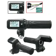 Electric Scooter Bicycle TwistThrottle Grip Handlebar with LED Display
