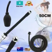 Shower Enema Water Nozzle Anal Douche Vaginal Cleaning Kit Tube Adult Tool