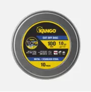 Kango 100mm x 1mm x 16mm Inox Metal Cut Off Disc - 10 Pack Made in Poland