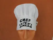 Chefs Hat Cook Cap Chef del Amor White Ale Hop New S/M (62 cm)