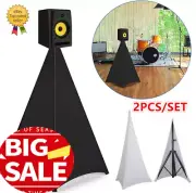 2-4PCS DJ Speaker Stand Cover Tripod Skirt 360 Degree Cover Speaker Tripod Cover